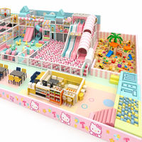 Équipement de terrain de jeu souple pour enfants, personnalisé OEM, durable, pour la maison, la salle de jeux, la maternelle, avec toboggan, piscine à balles et trampoline