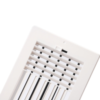 Grille d'aération carrée moderne en acier pour les applications extérieures d'entrepôt d'atelier de sous-sol pour la barre carrée en aluminium