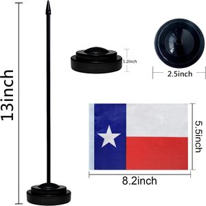 Drapeau de bureau en polyester, best-seller 2026, drapeau mondial personnalisé, style fanion de bureau, impression numérique durable - Product Image 2