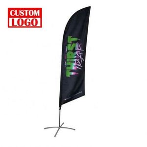 Banderas Publicitarias Personalizadas para Eventos al Aire Libre: Soportes de Poste, Banderas de Cuchillo, Plumas, y Banderas de Playa en Forma de Lágrima - Product Image 1