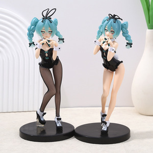 Figurines en PVC d'anime <span class=keywords><strong>Miku</strong></span> <span class=keywords><strong>Sexy</strong></span> Bunny Girls de 22 cm, 2 styles, figurines en plastique, modèle de jouet, poupée - Product Image 1