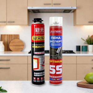 Scellant <span class=keywords><strong>isolant</strong></span> extensible pour fenêtres et portes toutes saisons, <span class=keywords><strong>mousse</strong></span> de polyuréthane en spray pour fenêtres, portes, toits - Product Image 1
