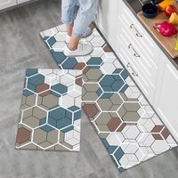 Tapis de cuisine en peluche lavable pour la maison, avec surface absorbante pour les tâches quotidiennes et le nettoyage