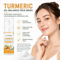 Nettoyant Visage Éclat Lumineux Contrôle Sébum Nettoyage Profond Hydratant Curcuma Niacinamide Zinc PCA Équilibre Sébum