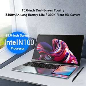 Ordinateur portable personnel fin et léger Win11 15,6 pouces N100 à double écran tactile, PC 2 en 1 haut de gamme pour les études et le travail au bureau - Product Image 5