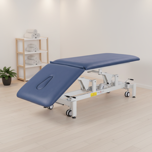 Cama de Fisioterapia Quiropráctica Eléctrica CY-C107, Mesa de Masaje Ajustable en Altura para Hoteles, Gimnasios, Dormitorios y Uso en Exteriores, de Metal - Product Image 1