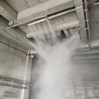 Système de suppression de la poussière par micro-brumisation, équipement de brumisation industriel pour le contrôle de la poussière des matériaux en vrac dans les mines, sur les convoyeurs et dans les ports