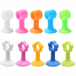 No Drill <strong>Door</strong> Stopper Silicone <strong>Door</strong> Catch Adsorbent Wall <strong>Protector</strong> to Prevent <strong>Door</strong> Slams, Quiet and Safe for Kids &amp; Pets - Product Image 1