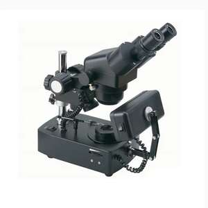 ASZ-ZT5 <span class=keywords><strong>Zoom</strong></span> <span class=keywords><strong>10X</strong></span>-<span class=keywords><strong>40X</strong></span> Trinoculaire Stéréo Microscope LED pour Bijoux Gemological Dark Field Examen Diamant Pierres Précieuses Analyse - Product Image 2