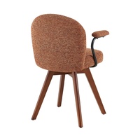 Fauteuil d'appoint moderne rembourré, fauteuil de loisirs à dossier haut, chaise confortable pour chambre à coucher