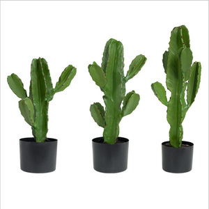 <span class=keywords><strong>Colonne</strong></span> <span class=keywords><strong>décorative</strong></span> d'intérieur en plastique vert, plante artificielle en pot, arbre paysager avec jauge de mesure, hauteur 55 cm - Product Image 5