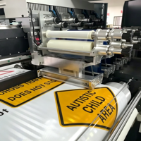 Meilleur prix pour une machine de fabrication de panneaux de signalisation routière, imprimante de panneaux de signalisation réfléchissants, fournitures d'impression thermique industrielle pour les panneaux routiers