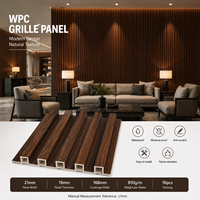 Panneau mural décoratif en WPC, alternative au bois, design moderne, prix compétitif, avec motif graphique, pour usage domestique