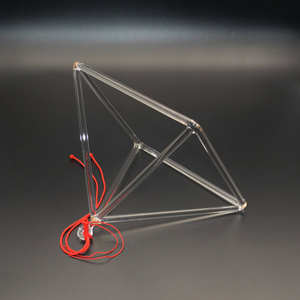 هرامات غناء من الكوارتز الشفاف عالي الجودة للمعالجة الصوتية والاسترخاء العميق مثلث غناء من الكوارتز - Product Image 3