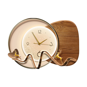 Reloj Decorativo Abstracto Geométrico de Arte Silencioso con Impresión UV, Decoración del Hogar, Arte de Pared, Pintura con Luz LED, Directo de Fábrica - Product Image 6