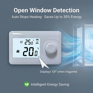 <span class=keywords><strong>Thermostat</strong></span> intelligent <span class=keywords><strong>filaire</strong></span> pour la maison, intégration domestique, design moderne, <span class=keywords><strong>thermostat</strong></span> LCD réglable pour chaudière à <span class=keywords><strong>gaz</strong></span>, chauffage radiant au sol - Product Image 5