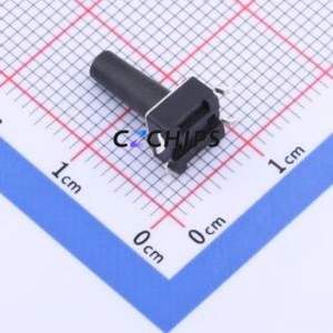 TS-1102SD-C-R-B Tactile Switch SMD-4P,6x6mm Switch Single Pole Single Throw Round Button 2.6N Vertical Mount - Product Image 2