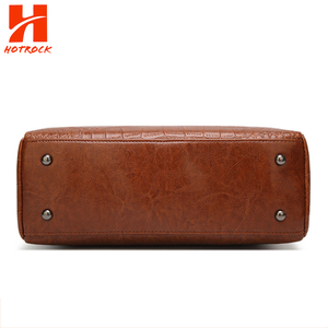 <span class=keywords><strong>Belle</strong></span> élégante dames crocodile style logo personnalisé simple sacs à main épaule - Product Image 5