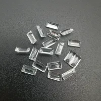 Topaze naturelle taille diamant 3,0 mm ronde, topaze blanche, pierres précieuses en vrac