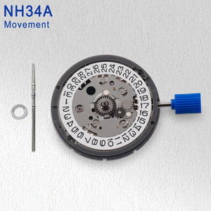 Movimiento de reloj automático mecánico completo TMI NH34A original de Japón con descuento por cantidad, movimiento NH34 GMT de metal, piezas de reloj. - Product Image 1