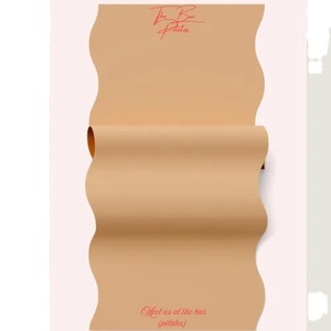 CZFIT Capsule Shape Nonslip Full Custom Solid Colour Logo Print Vegan <b>Matte</b> PU <b>Rubber</b> Oval Curve Beige Cream PU Yoga Mat 6mm - Product Image 4