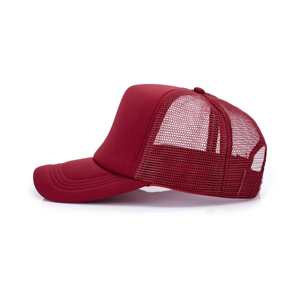 Mũ lưỡi trai 5 tấm chất liệu <span class=keywords><strong>polyester</strong></span> in logo tùy chỉnh, lưới xốp, phong cách hip hop, thích hợp cho đi biển và mặc thường ngày - Product Image 4