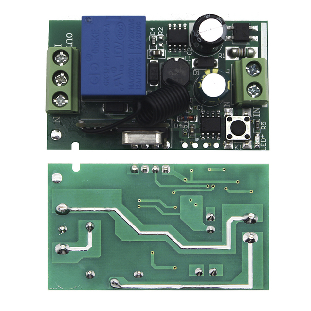 Universal Keychain Remote Control 433.92MHZ Receiver RF Module EV1527 Learning Code Remote Control Module Factory Price