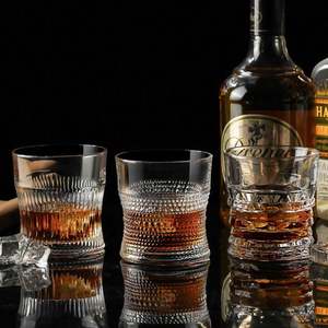 Juego de Vasos de Cristal Estilo Japonés Auténtico para Bar y Cócteles con Asa, Copas de Vino Clásicas para Experiencias Gourmet en Casa y Hotel - Product Image 2