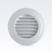 Ventilation d'air conditionné Ventilations Cvac Diffuseur Entrée Valve d'air Persiennes Bureau Sous-sol Matériau ABS Durable Installation facile