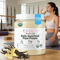 Poudre de protéines végétales riches en protéines 50g+ par portion, sans gluten, 2 cuillères, complément nutritionnel sportif pour la croissance musculaire, ISO