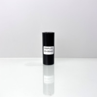 Lot de 5 tubes en plastique transparent noir à ouverture facile, 30*80mm, pour pré-emballage, tubes à rouleaux de 80mm