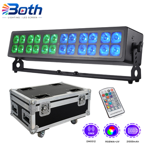 BAR24 <b>Rechargeable</b> <b>LED</b> Wash <b>Light</b> 24x12W RGBWA+UV for Event Production and Stage Rental - Product Image 1