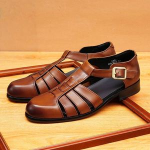 Modèle 2026 - Chaussures en cuir pour homme, décontractées, pour affaires, en cuir véritable, pour la randonnée - Product Image 5