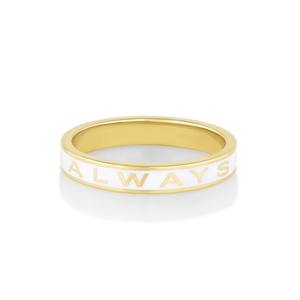 แหวนครบรอบแต่งงานแบบคลาสสิกทำจากเงินสเตอร์ลิงสีเหลือง/ขาวสำหรับทุกเพศ - Product Image 1