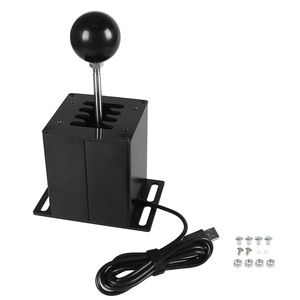 Simulateur de changement de vitesse pour jeux de course, levier H pour Logitech G27 G29 Thuma T300 PC, filaire, en aluminium, avec frein à main - Product Image 4