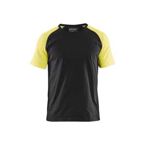 BLAKLADER - 3515103099335XL T-shirt Noir/Jaune-EAN 7330509910887 T-SHIRTS DE TRAVAIL ET POLO - Product Image 1