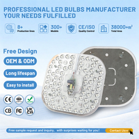 Ventes Flash : Module LED AC SMD2835 Rond pour Plafonnier Intérieur 120lm/w, 220V, IP20, 6500K, 105mm – Idéal pour Remplacer les Luminaires Sombres