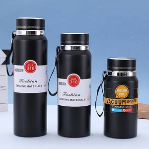 Simple 316 acero inoxidable 304 taza de <span class=keywords><strong>sol</strong></span> aislada al aire libre portátil deportes hervidor de agua gran capacidad moderna estrella Sling - Product Image 6