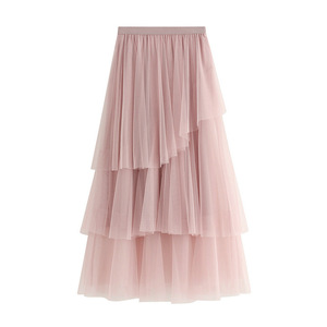 <span class=keywords><strong>Jupe</strong></span> <span class=keywords><strong>TUTU</strong></span> asymétrique à volants en tulle, 3 couches, style gâteau, en maille, mi-longue, taille haute, pour <span class=keywords><strong>femme</strong></span>, idéale pour <span class=keywords><strong>mariage</strong></span>, fête ou tenue décontractée - Product Image 1