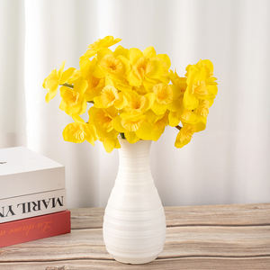 Fiori Artificiali di Narciso in Seta, Bouquet di Narcisi Finti per Decorazioni Casa, Feste, Matrimoni e Negozi - Product Image 6