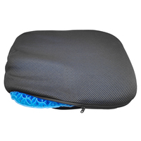 Coussin de siège en gel pour s'asseoir longtemps, coussin de siège frais, siège de chaise, respirant et sciatique, soulagement de la douleur et des maux de dos