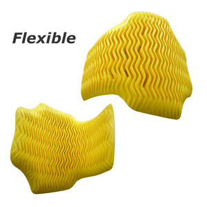 Inserts de <span class=keywords><strong>protection</strong></span> dorsale jaune pour adultes CE <span class=keywords><strong>niveau</strong></span> <span class=keywords><strong>2</strong></span> matériau <span class=keywords><strong>D3o</strong></span> similaire en mousse PU souple et flexible EN1621-<span class=keywords><strong>2</strong></span> respirante 2014 FB XY905 - Product Image 4