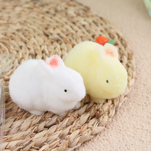Juguete de Conejo de Silicona Suave TPR Kawaii al por Mayor, Juguete Antiestrés de Goma con Forma de Animal Lindo para Niñas, Regalo - Product Image 1