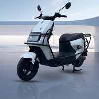 Sepeda Motor Listrik E-Moped Pengantar Makanan Jarak Jauh Gaya Pedang Roda Dua Model Baru Sepeda Listrik Dewasa 72V 2500W