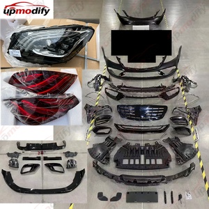 Kit de carrosserie de remplacement d'usine pour transformer une ancienne Mercedes Classe S W222 (2014-2017) en nouvelle version 2018 S63 B700 - Ensemble de pare-chocs - Product Image 3