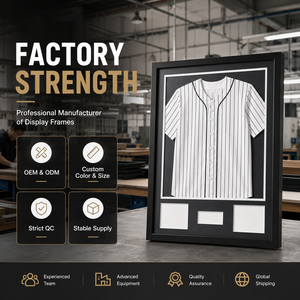 Jersey <strong>Frame</strong> Display Case Memorabilia Jersey Shadow Box with UV Protection <strong>for</strong> <strong>Football</strong> Uniform <strong>Shirt</strong> Wooden Photo <strong>Frame</strong> - Product Image 6
