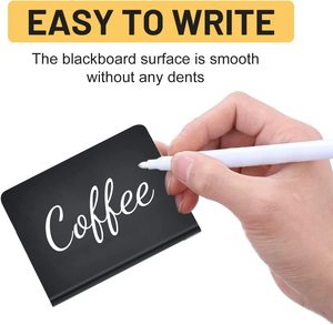 Mini forme <span class=keywords><strong>tableau</strong></span> noir signes pour <span class=keywords><strong>tableau</strong></span> noir petit <span class=keywords><strong>tableau</strong></span> noir étiquettes alimentaires craie <span class=keywords><strong>nom</strong></span> étiquettes fête Buffet Tables - Product Image 4