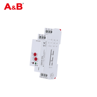 Relais temporisé modulaire miniature haute efficacité 1 NO à temporisation à l'activation ABT8-B2 AC/DC 12-240V 16A pour pompe, interrupteur de temporisation scellé