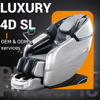 GUOHENG Zero Gravity Full Body Grand fauteuil de massage de luxe 4d Extra Long Full Body Thai Stretch