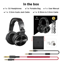 Casque DJ professionnel Studio Pro 10 filaire avec haut-parleur de 50 mm, son stéréo portable, casque DJ avec certification CE ROHS FCC